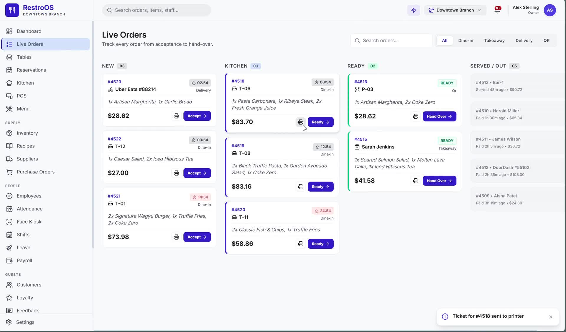 Restro Management | product preview frame 3